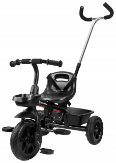 Trojkolesový bicykel HyperMotion TOBI VECTOR HYP CZAR Black